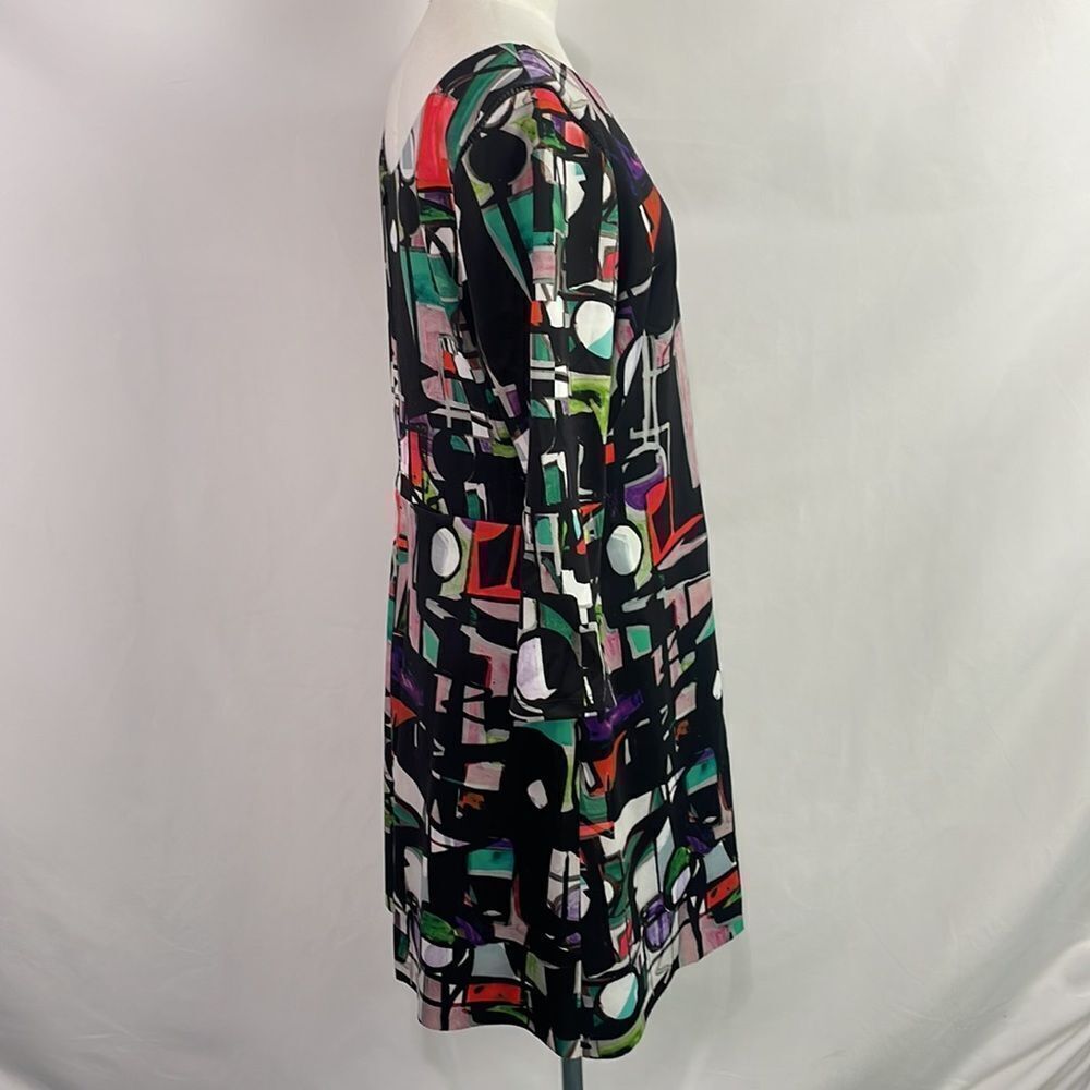 Milly Multi Print Abstract Mini Dress - Picture 2 of 5